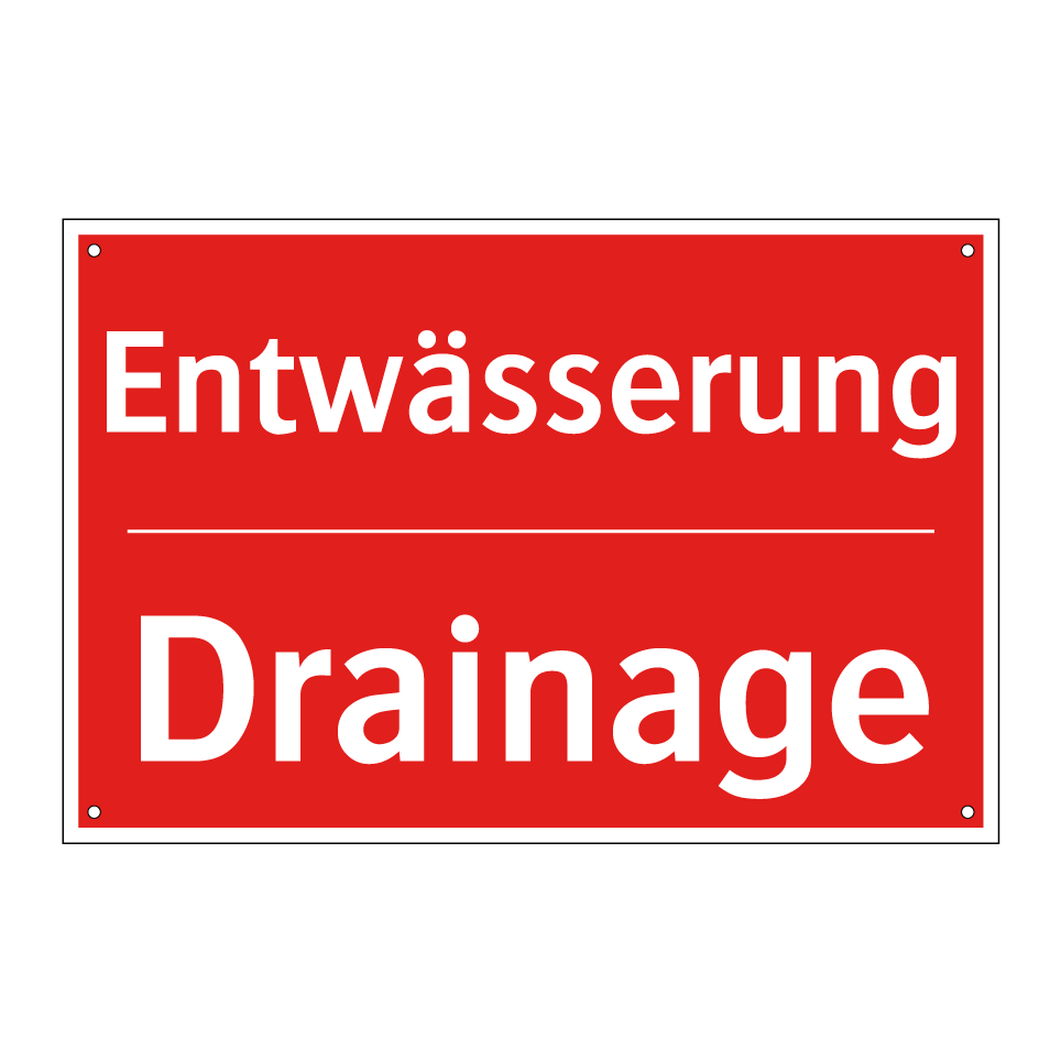Entwässerung - Drainage