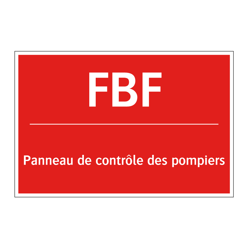 FBF - Panneau de contrôle des pompiers /.../