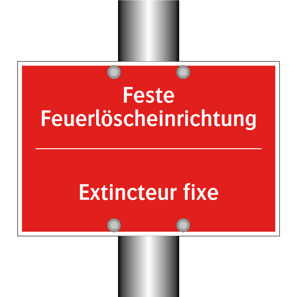 Feste Feuerlöscheinrichtung - Extincteur fixe
