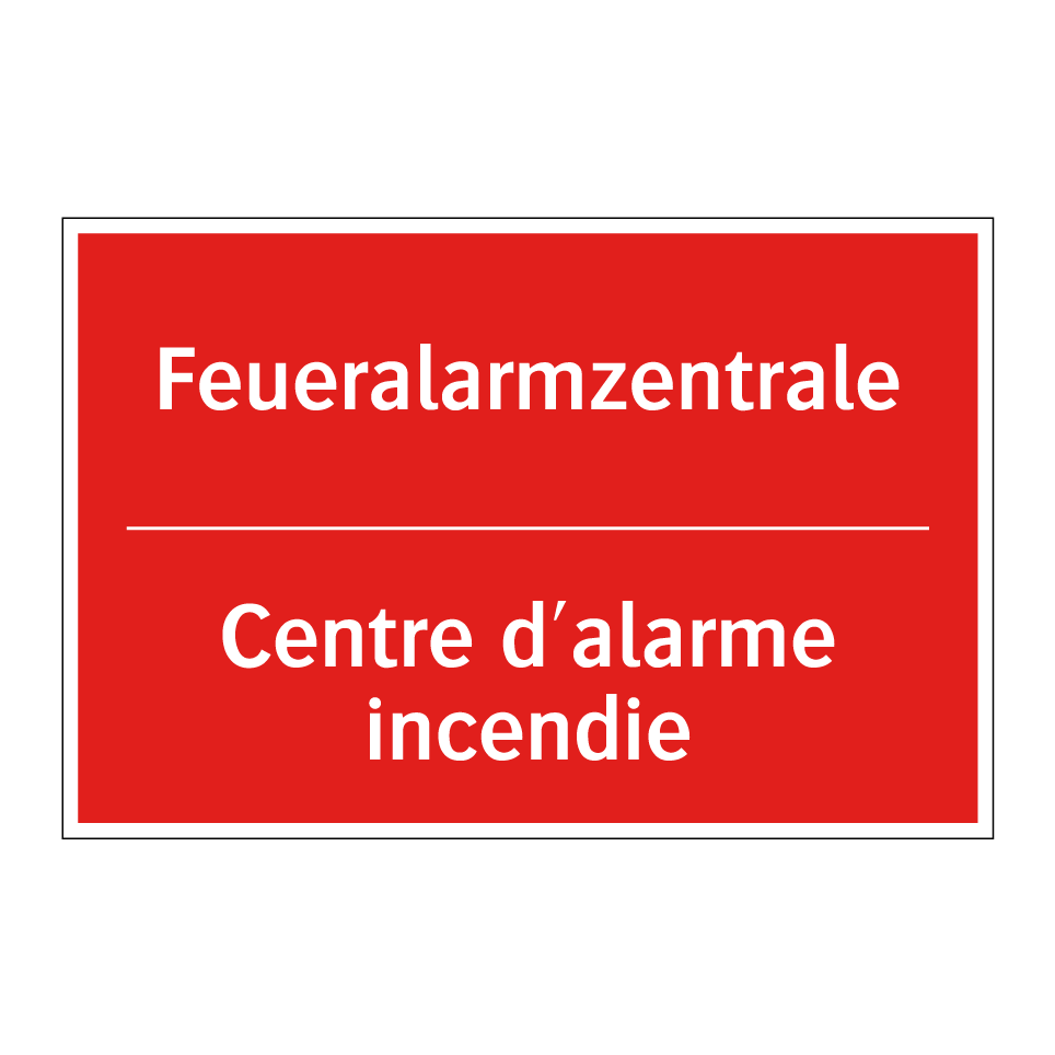 Feueralarmzentrale - Centre d'alarme incendie