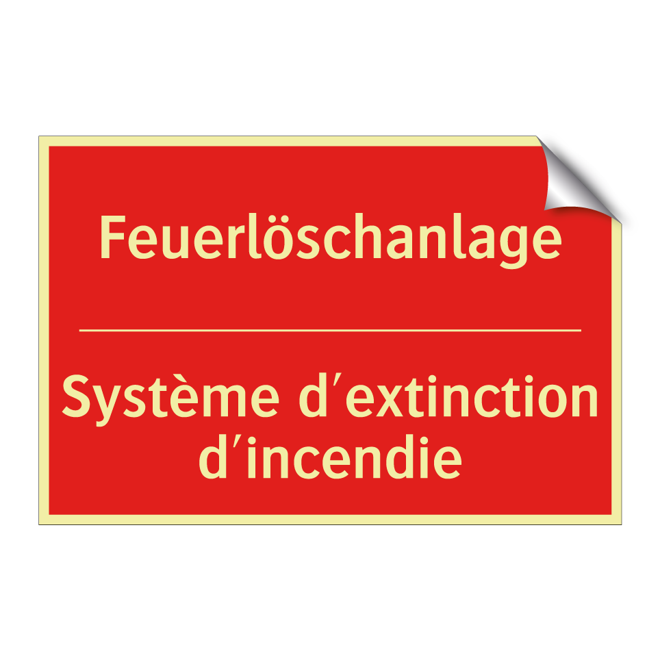 Feuerlöschanlage - Système d'extinction d'incendie /.../