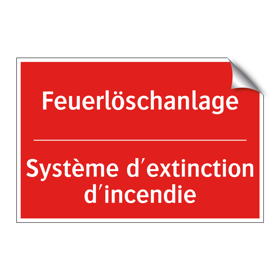 Feuerlöschanlage - Système d'extinction d'incendie /.../