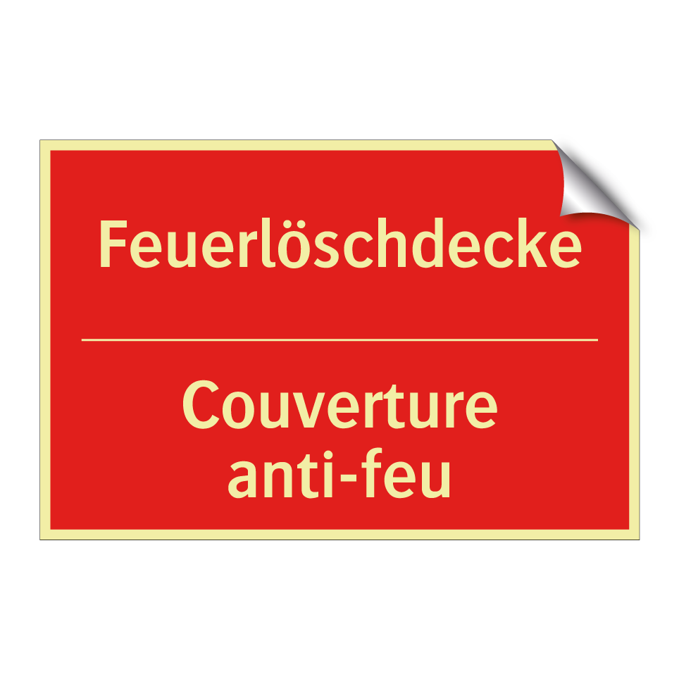 Feuerlöschdecke - Couverture anti-feu