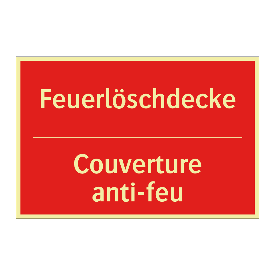 Feuerlöschdecke - Couverture anti-feu