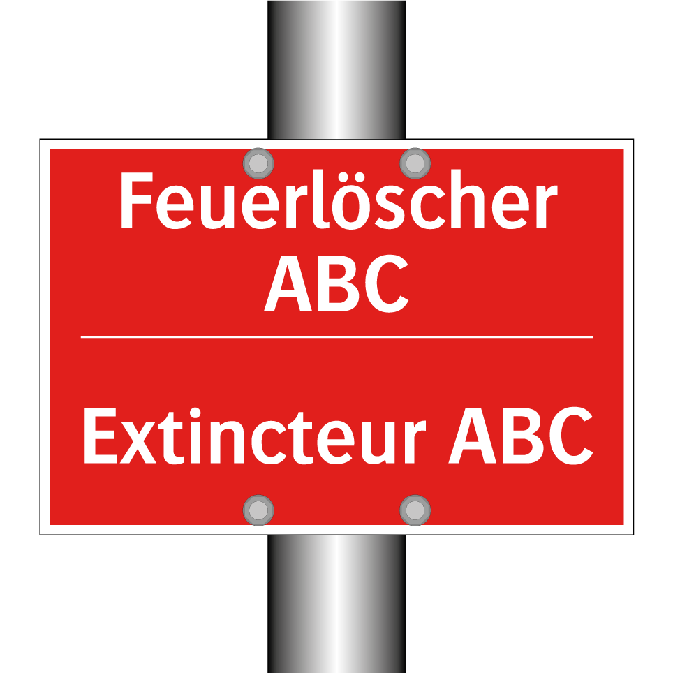 Feuerlöscher ABC - Extincteur ABC