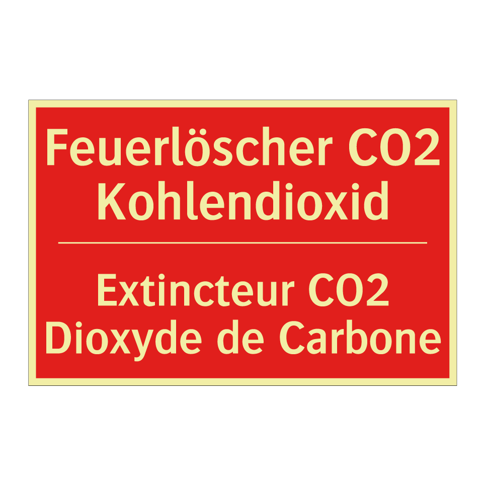 Feuerlöscher CO2 Kohlendioxid - Extincteur CO2 Dioxyde de Carbone /.../
