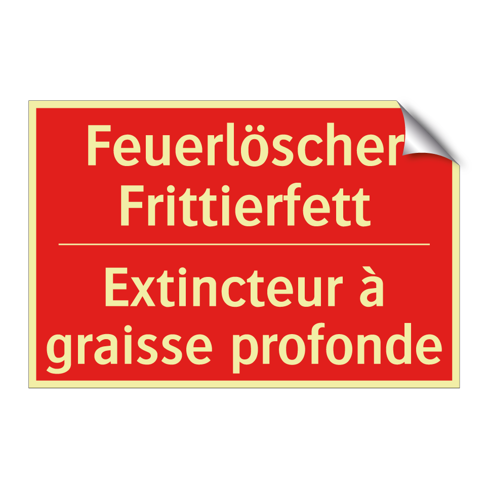 Feuerlöscher Frittierfett - Extincteur à graisse profonde