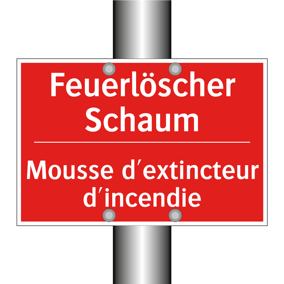 Feuerlöscher Schaum - Mousse d'extincteur d'incendie