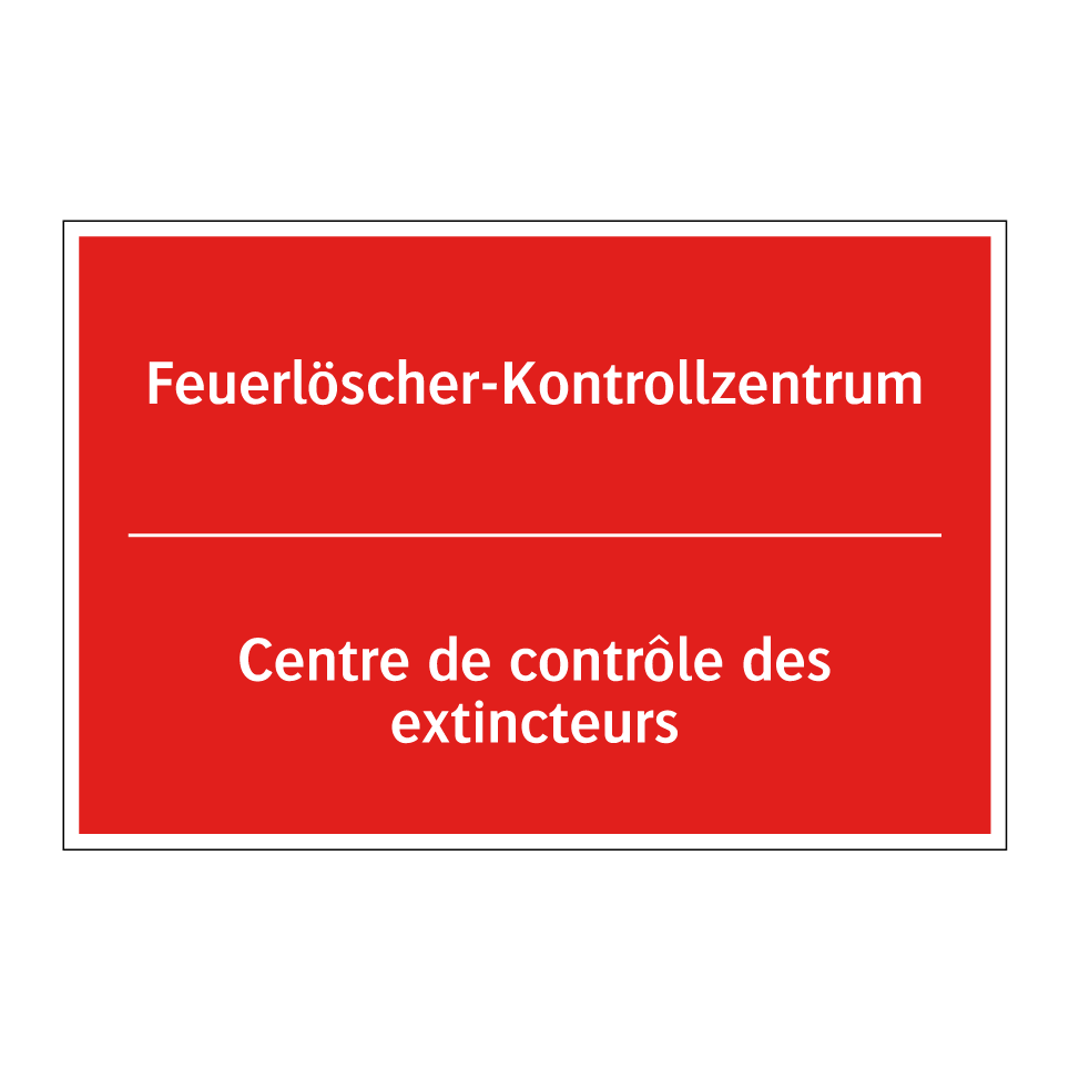 Feuerlöscher-Kontrollzentrum - Centre de contrôle des extincteurs /.../