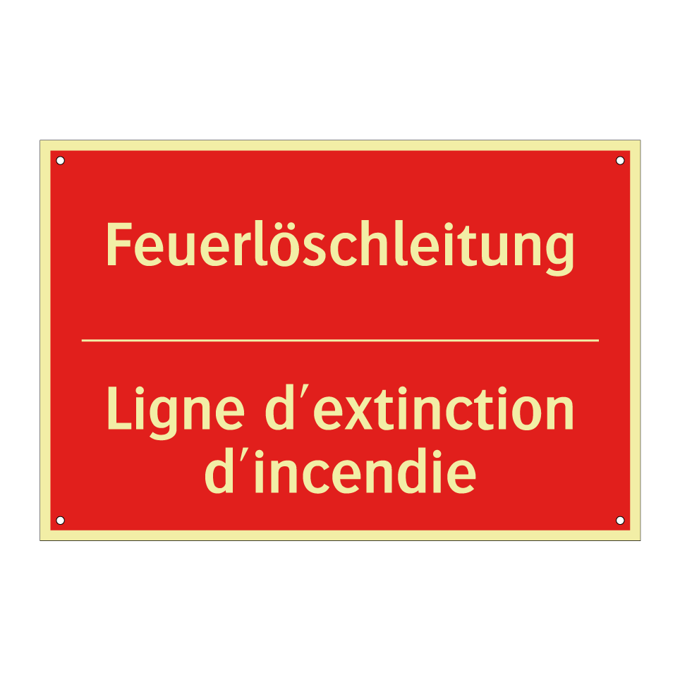 Feuerlöschleitung - Ligne d'extinction d'incendie