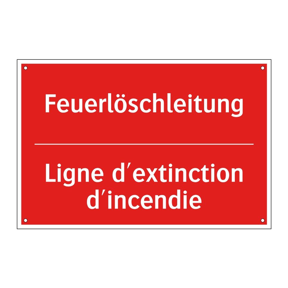 Feuerlöschleitung - Ligne d'extinction d'incendie