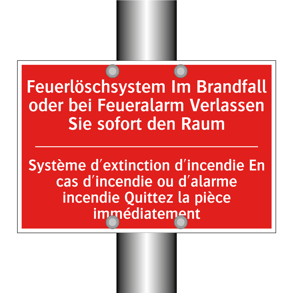 Feuerlöschsystem Im Brandfall  /.../ - Système d'extinction d'incendie  /.../
