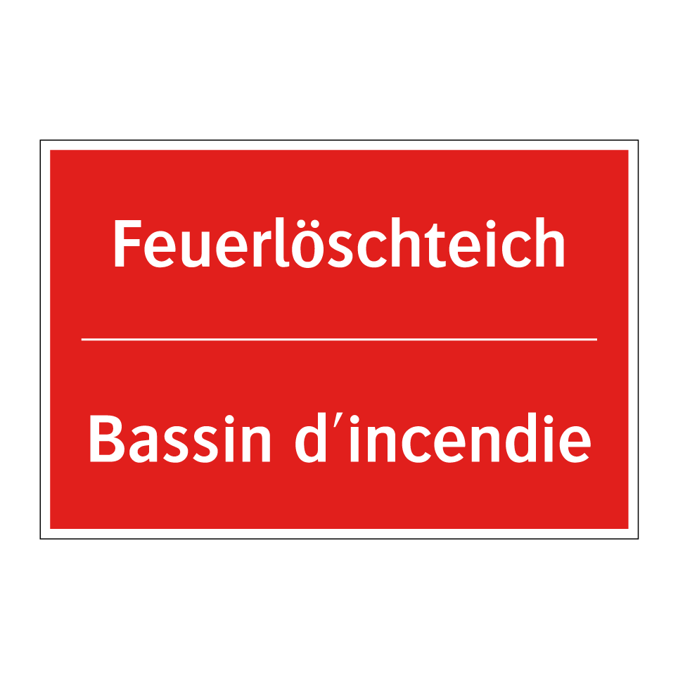 Feuerlöschteich - Bassin d'incendie