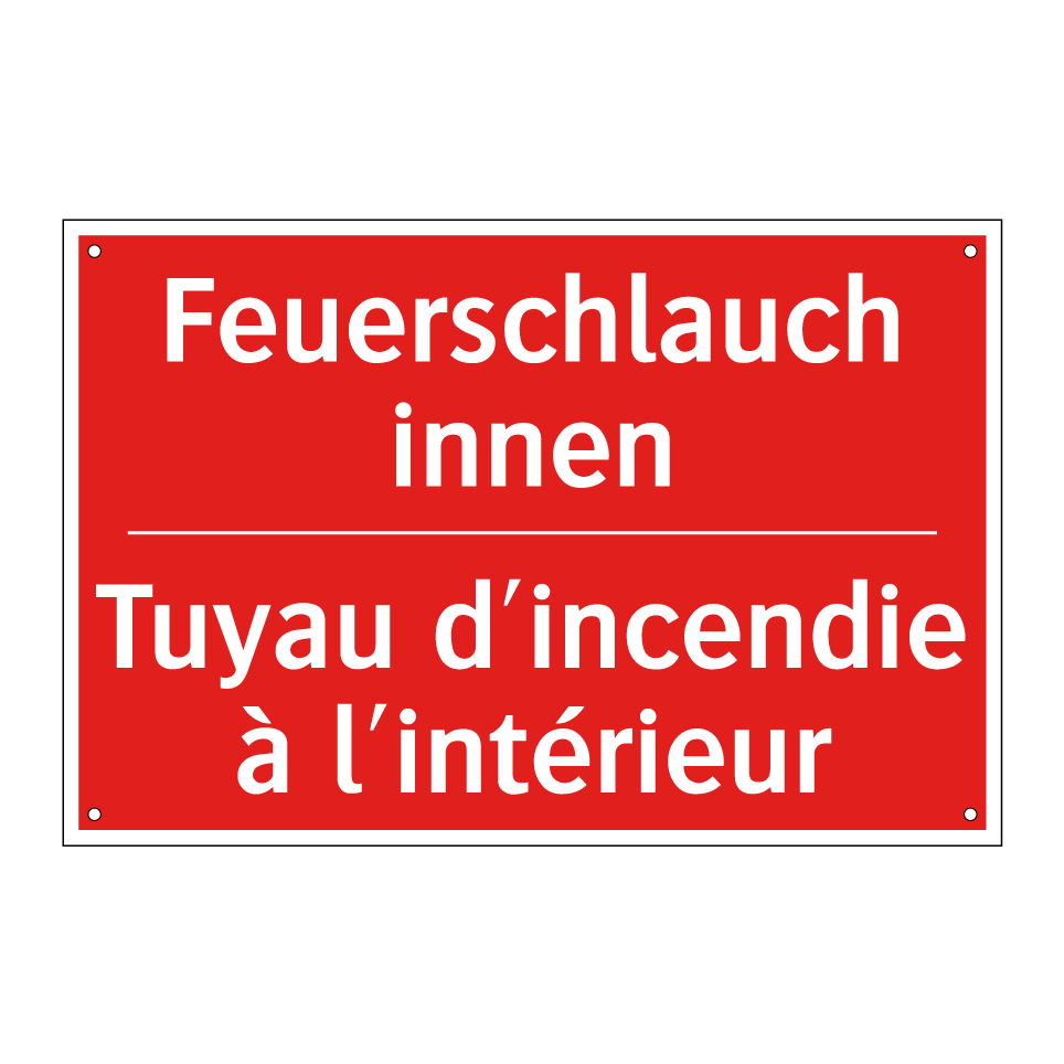Feuerschlauch innen - Tuyau d'incendie à l'intérieur