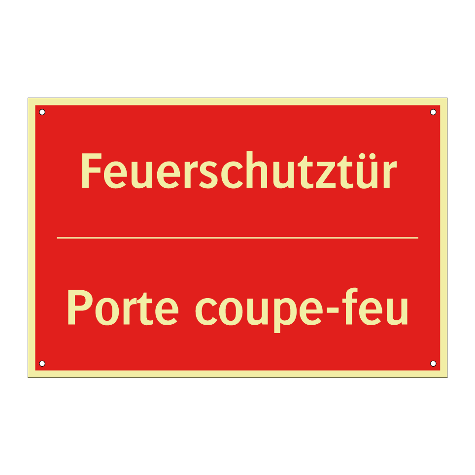 Feuerschutztür - Porte coupe-feu
