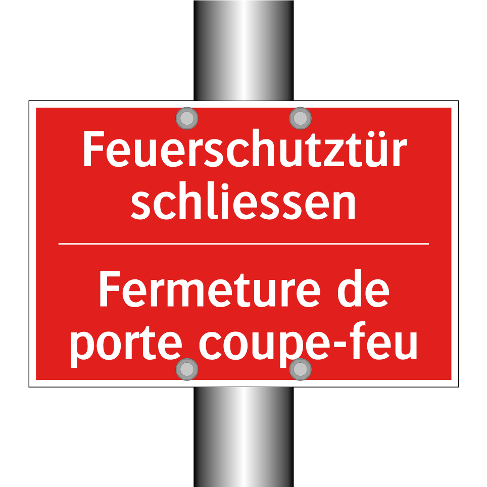 Feuerschutztür schließen - Fermeture de porte coupe-feu