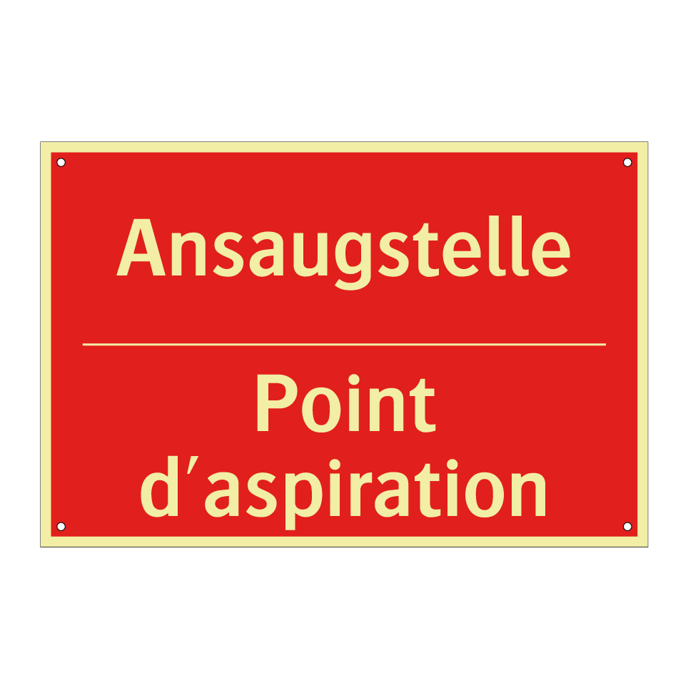 Ansaugstelle - Point d'aspiration