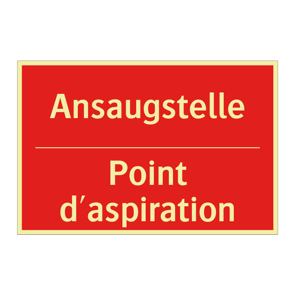 Ansaugstelle - Point d'aspiration