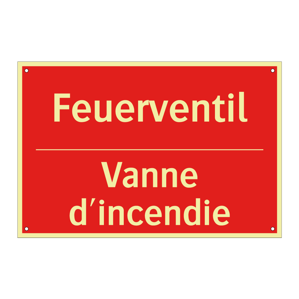 Feuerventil - Vanne d'incendie