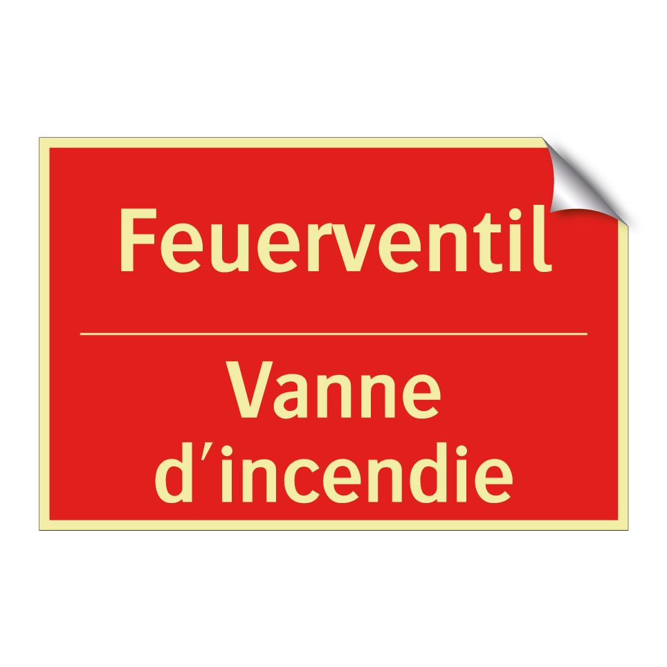 Feuerventil - Vanne d'incendie