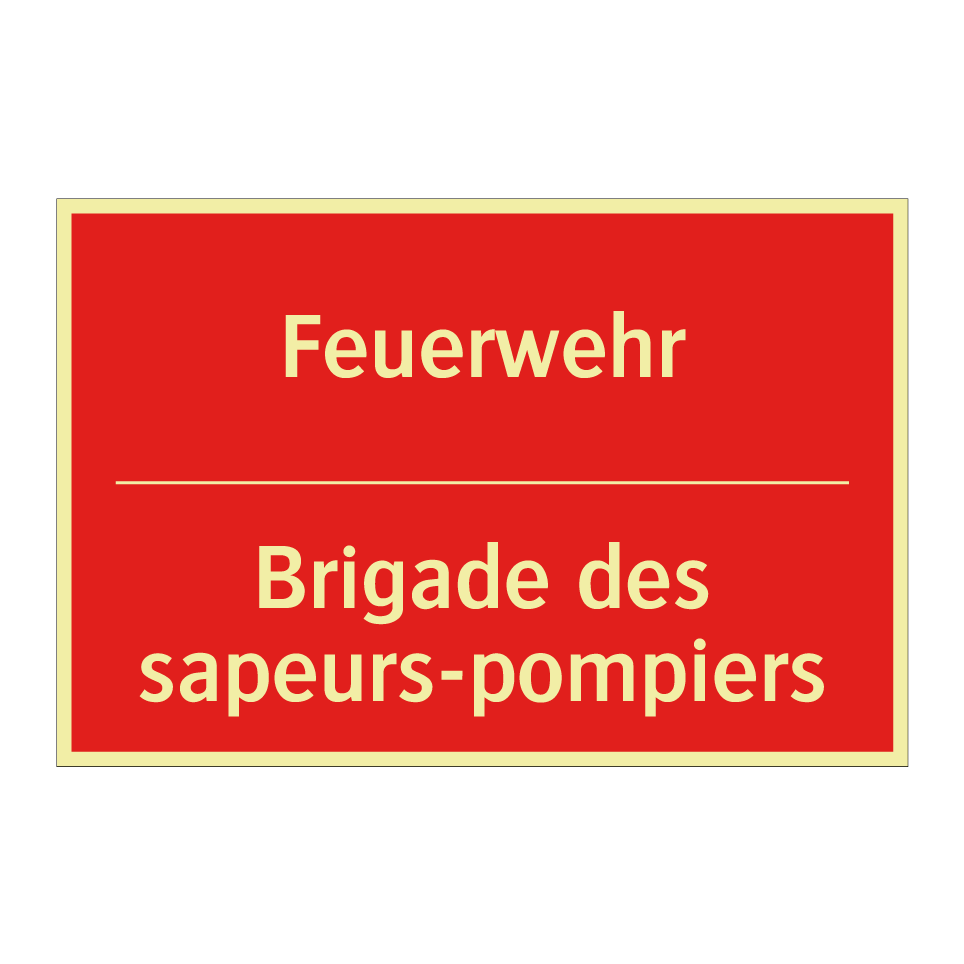 Feuerwehr - Brigade des sapeurs-pompiers