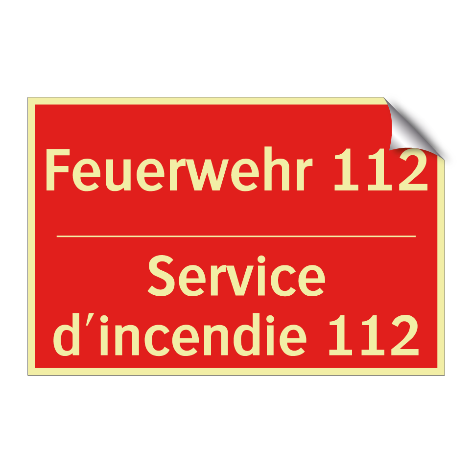 Feuerwehr 112 - Service d'incendie 112