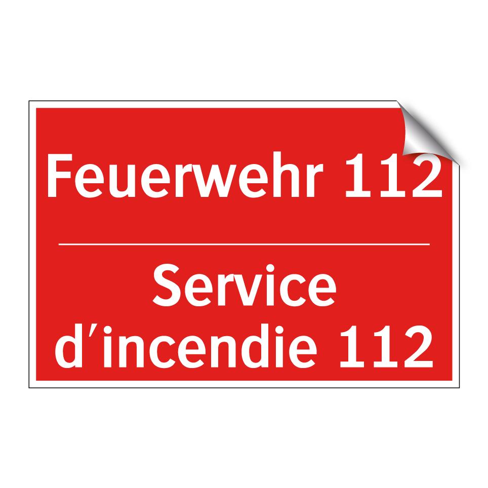 Feuerwehr 112 - Service d'incendie 112