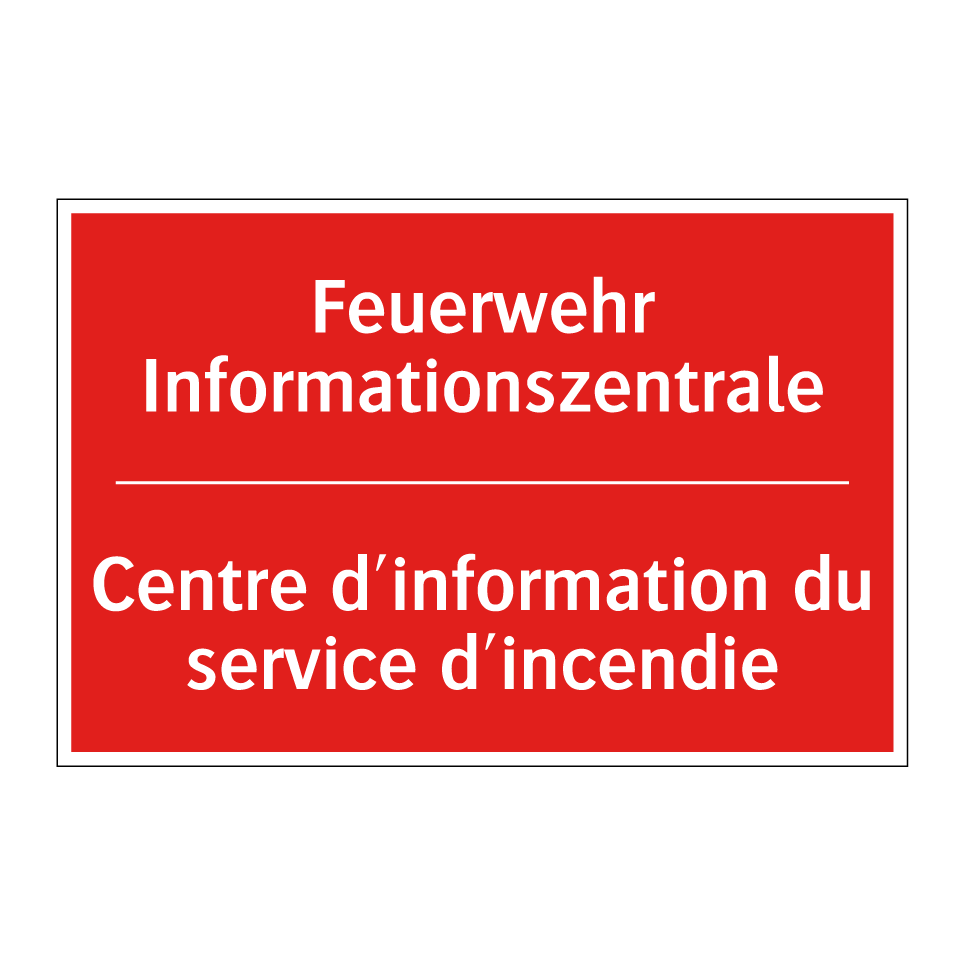 Feuerwehr Informationszentrale - Centre d'information du service  /.../