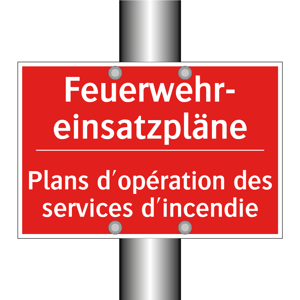 Feuerwehr- einsatzpläne - Plans d'opération des services  /.../