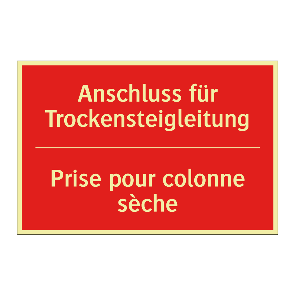 Anschluss für Trockensteigleitung /.../ - Prise pour colonne sèche