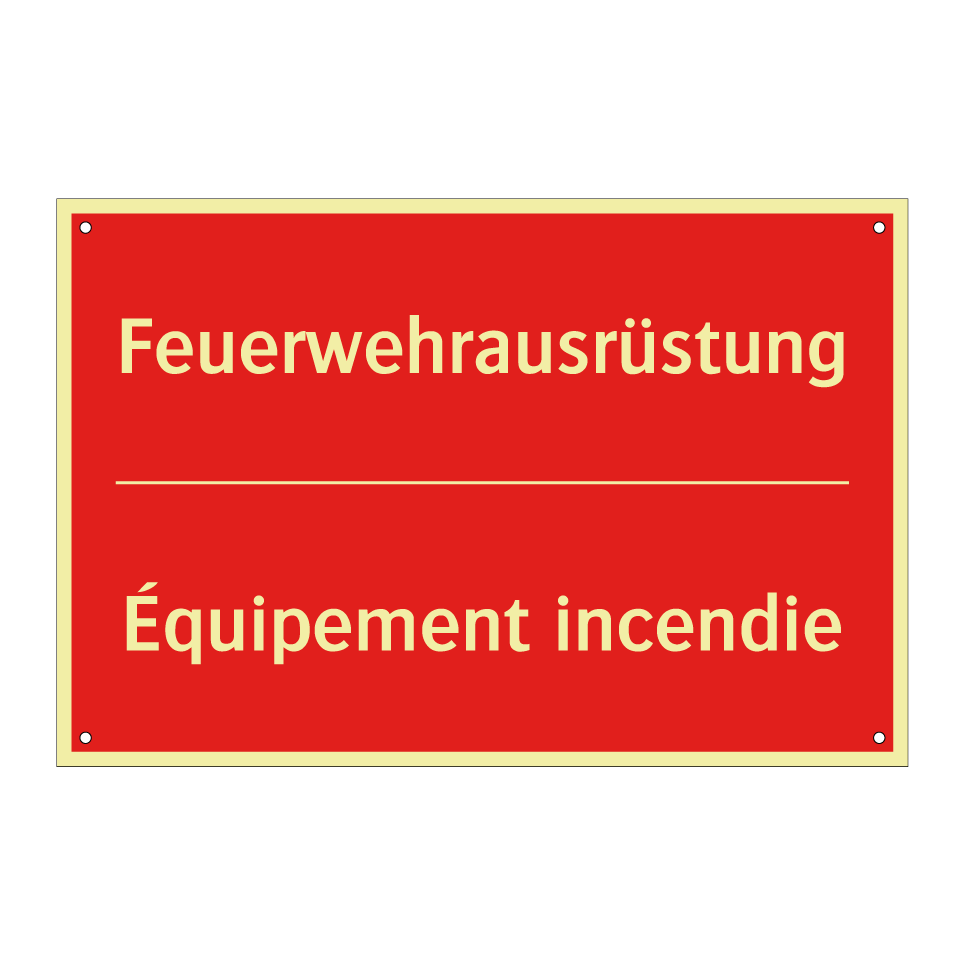 Feuerwehrausrüstung - Équipement incendie