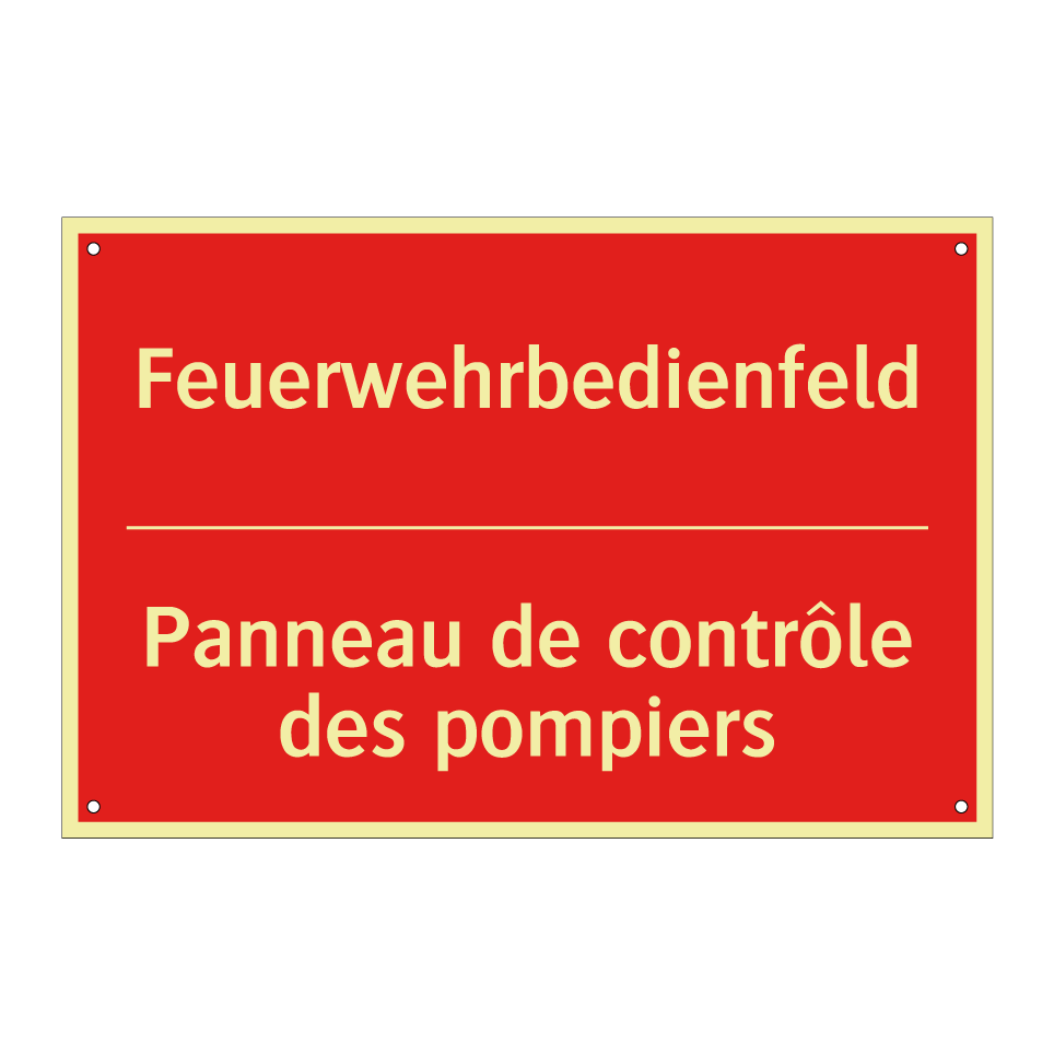 Feuerwehrbedienfeld - Panneau de contrôle des pompiers /.../