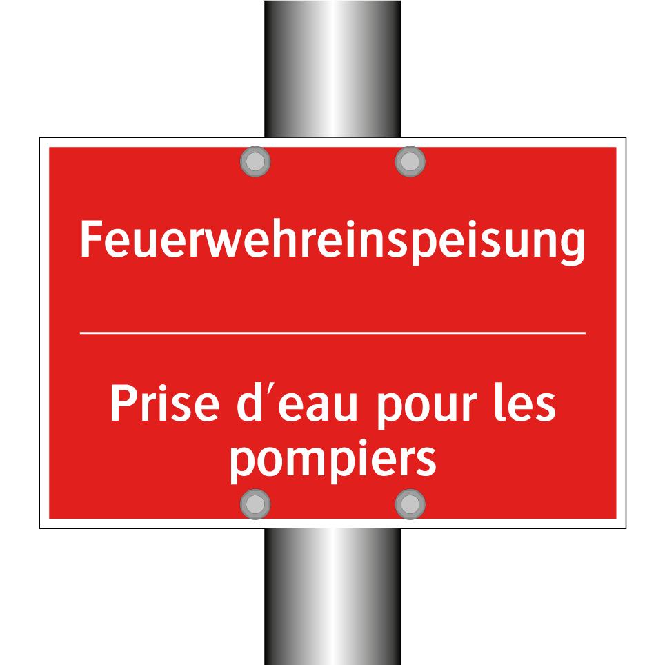 Feuerwehreinspeisung - Prise d'eau pour les pompiers