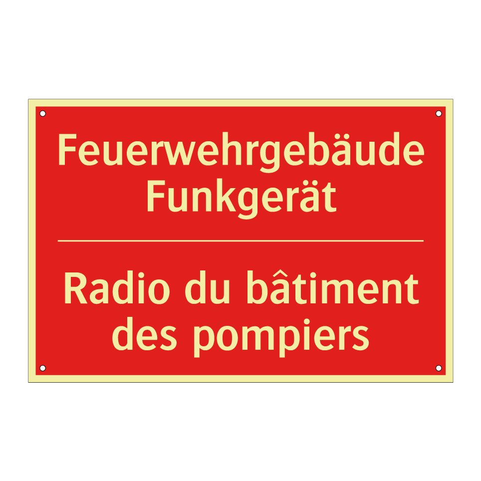 Feuerwehrgebäude Funkgerät - Radio du bâtiment des pompiers