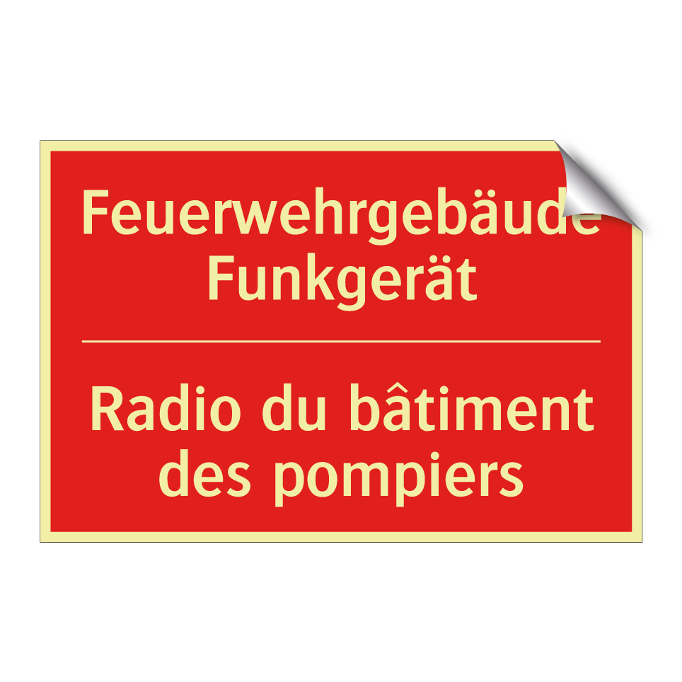 Feuerwehrgebäude Funkgerät - Radio du bâtiment des pompiers