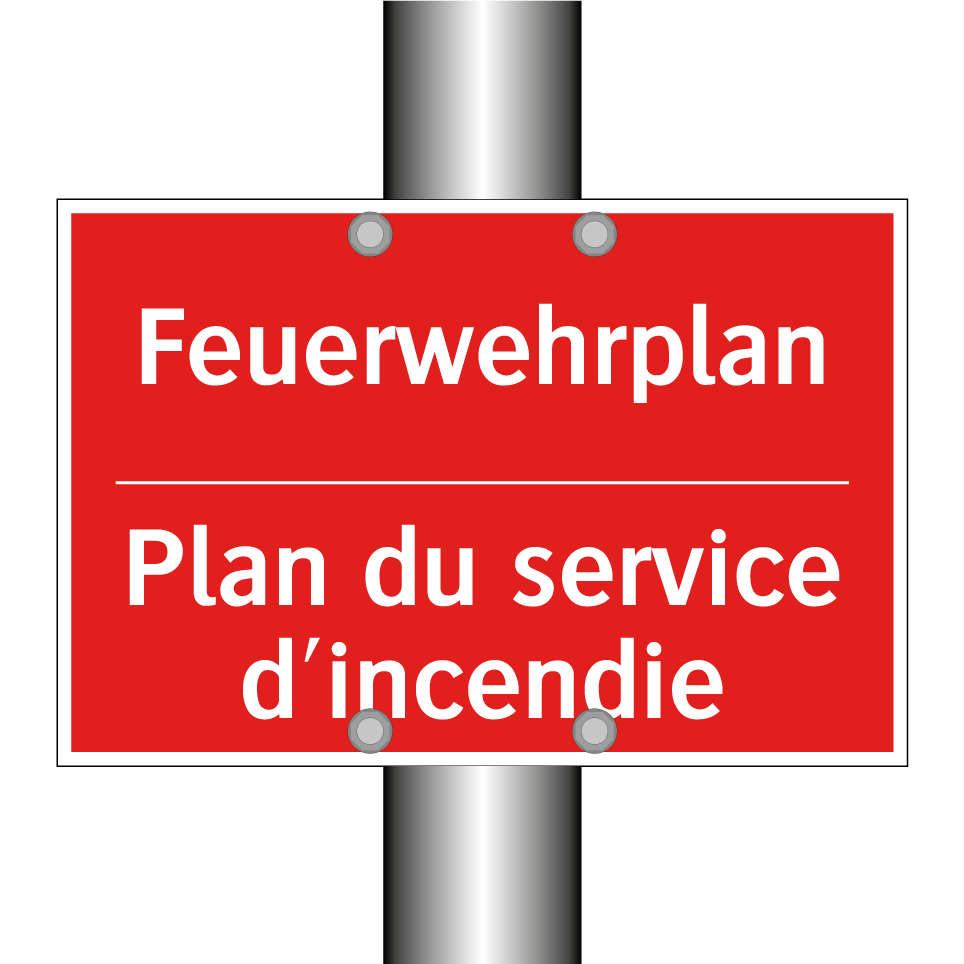 Feuerwehrplan - Plan du service d'incendie