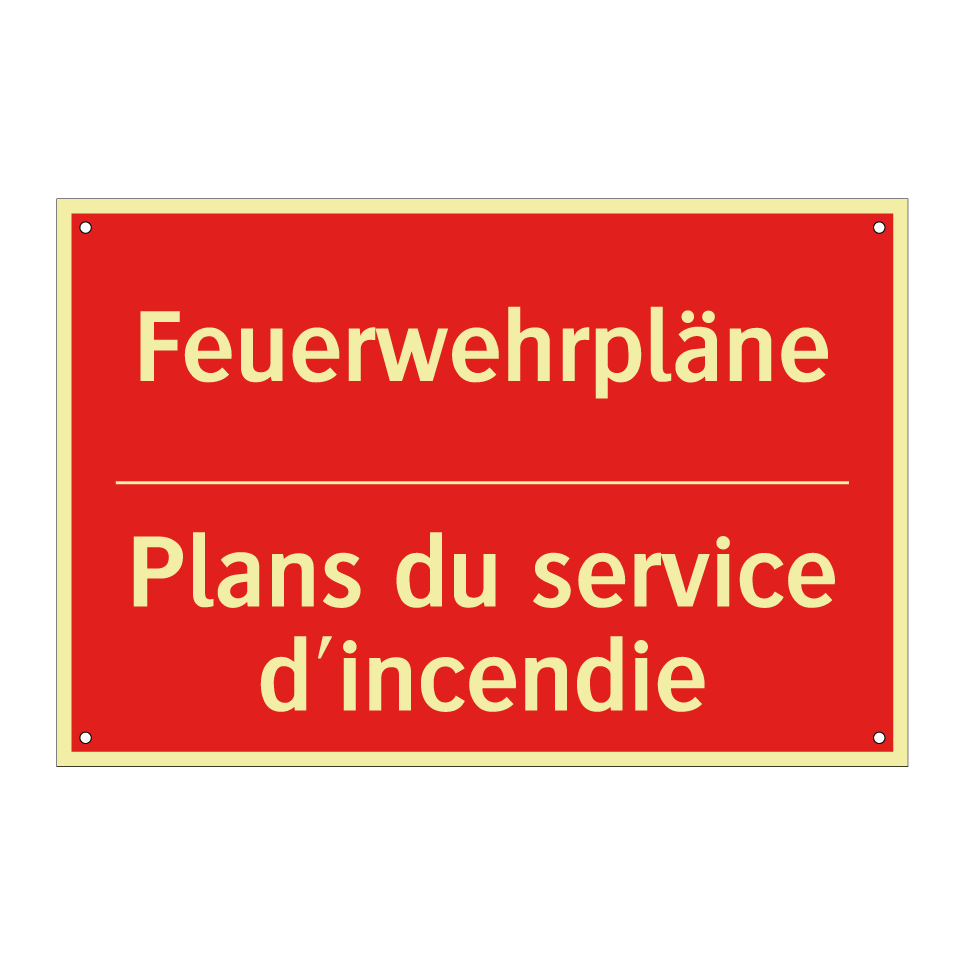 Feuerwehrpläne - Plans du service d'incendie
