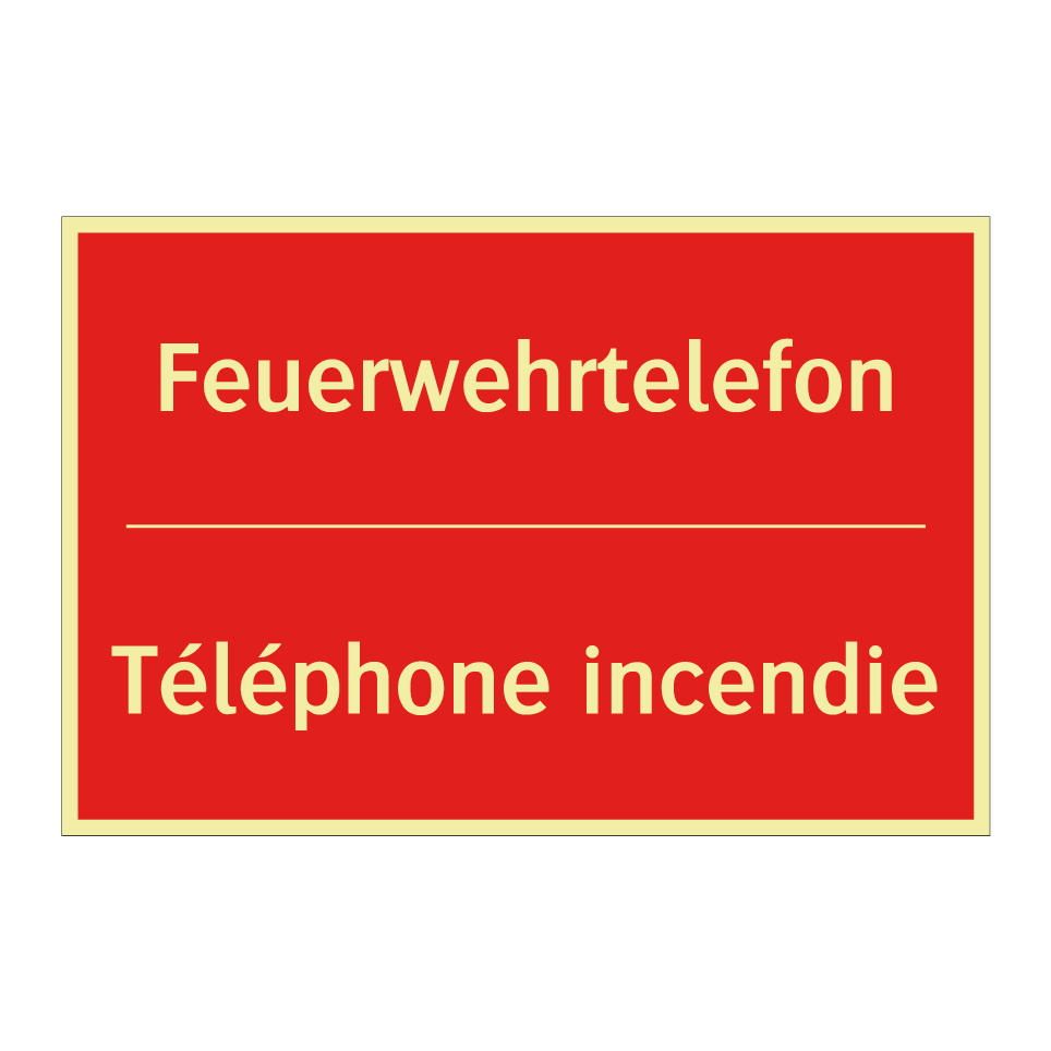 Feuerwehrtelefon - Téléphone incendie