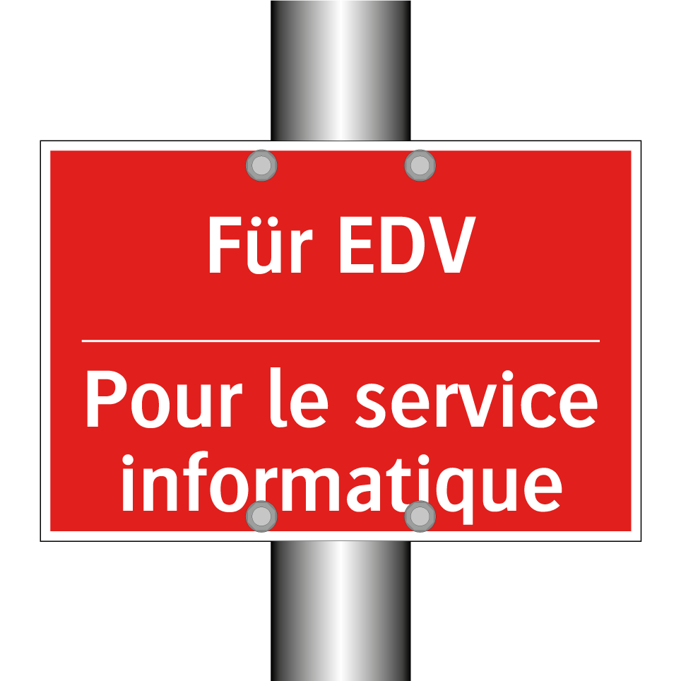 Für EDV - Pour le service informatique