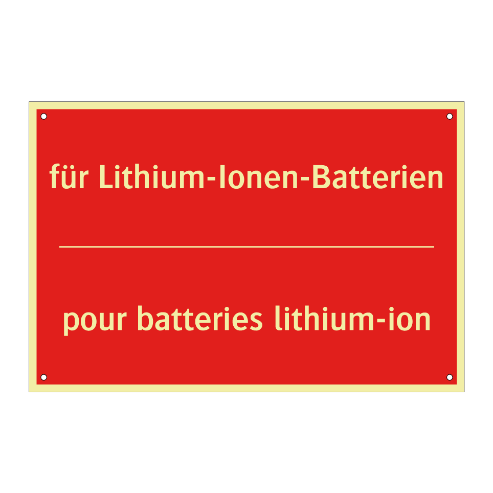 für Lithium-Ionen-Batterien - pour batteries lithium-ion