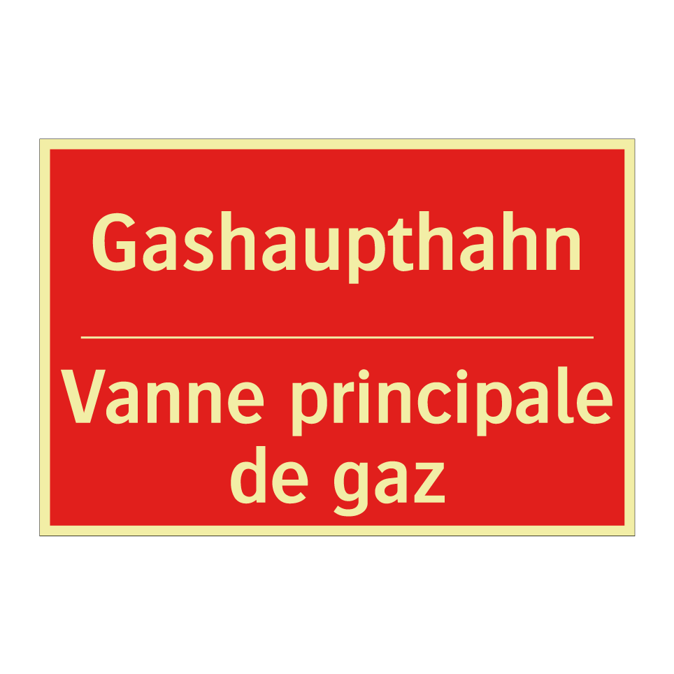 Gashaupthahn - Vanne principale de gaz