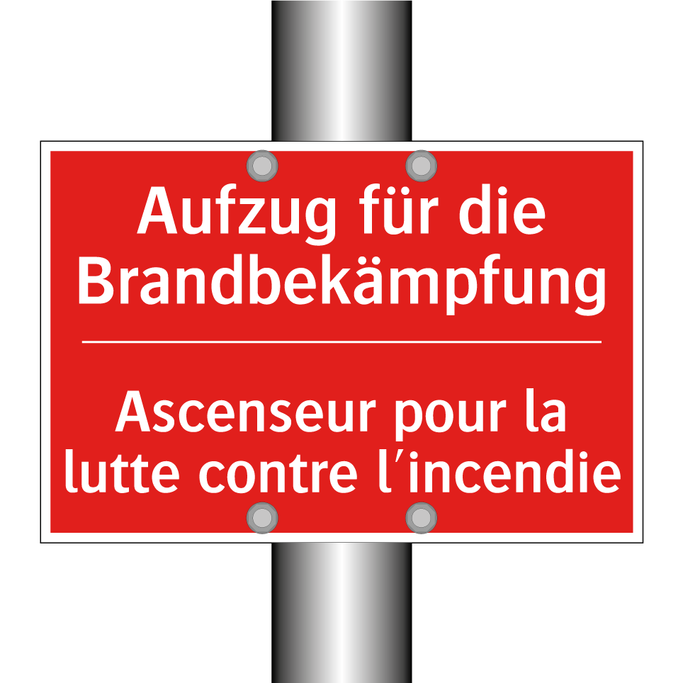 Aufzug für die Brandbekämpfung - Ascenseur pour la lutte contre  /.../