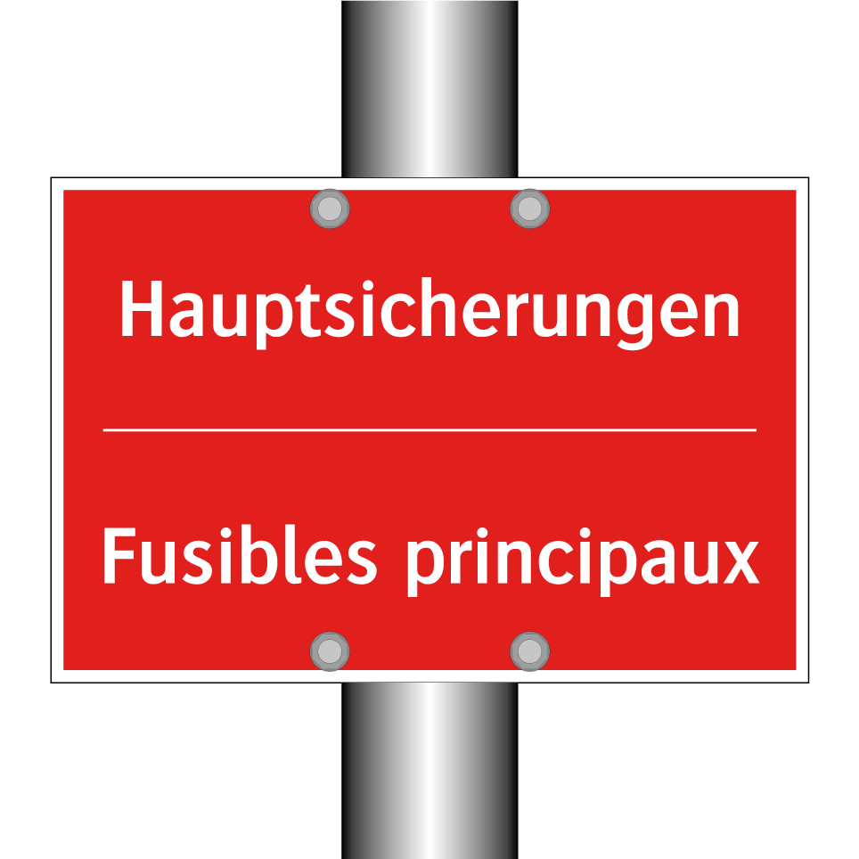Hauptsicherungen - Fusibles principaux