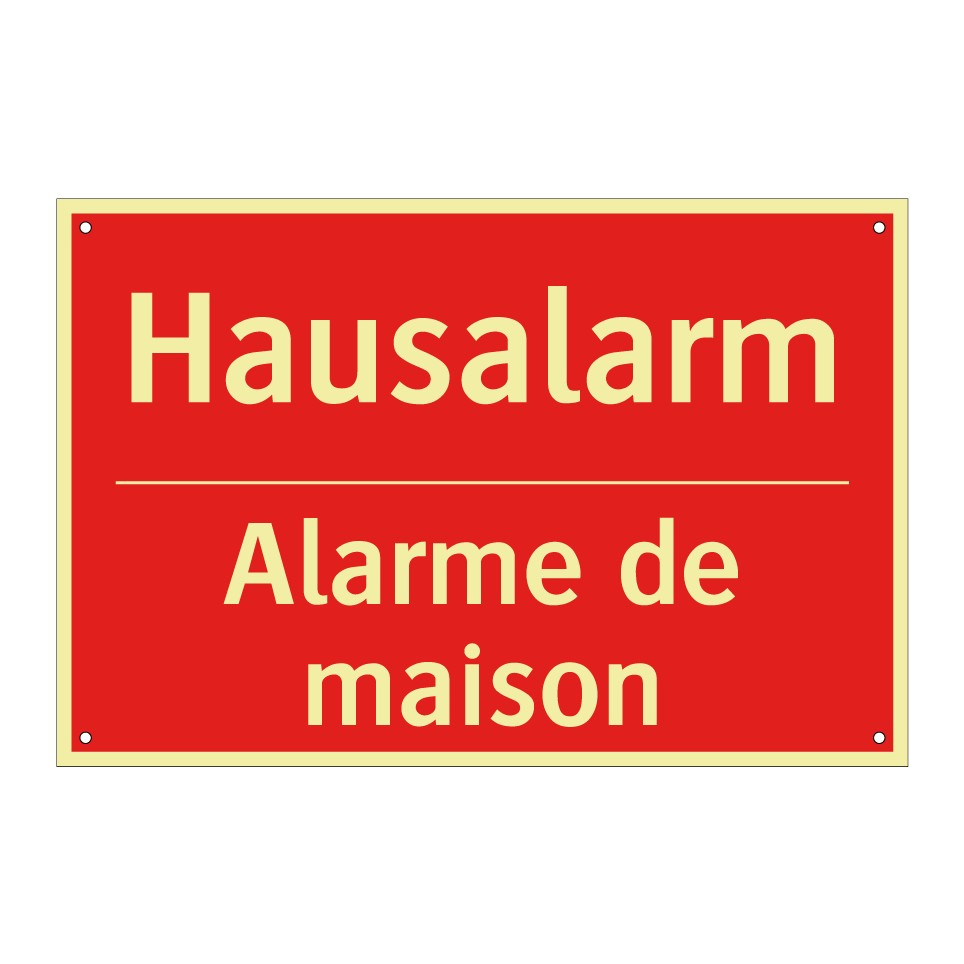 Hausalarm - Alarme de maison