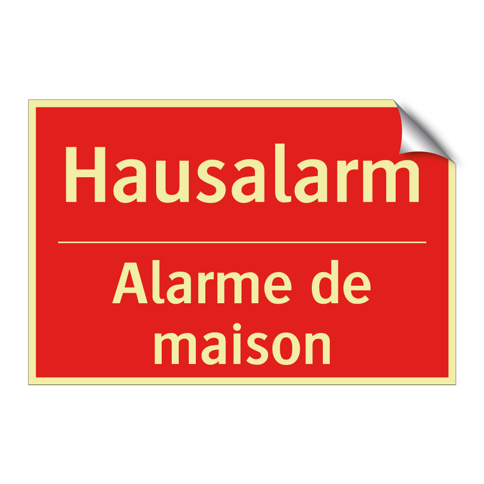 Hausalarm - Alarme de maison