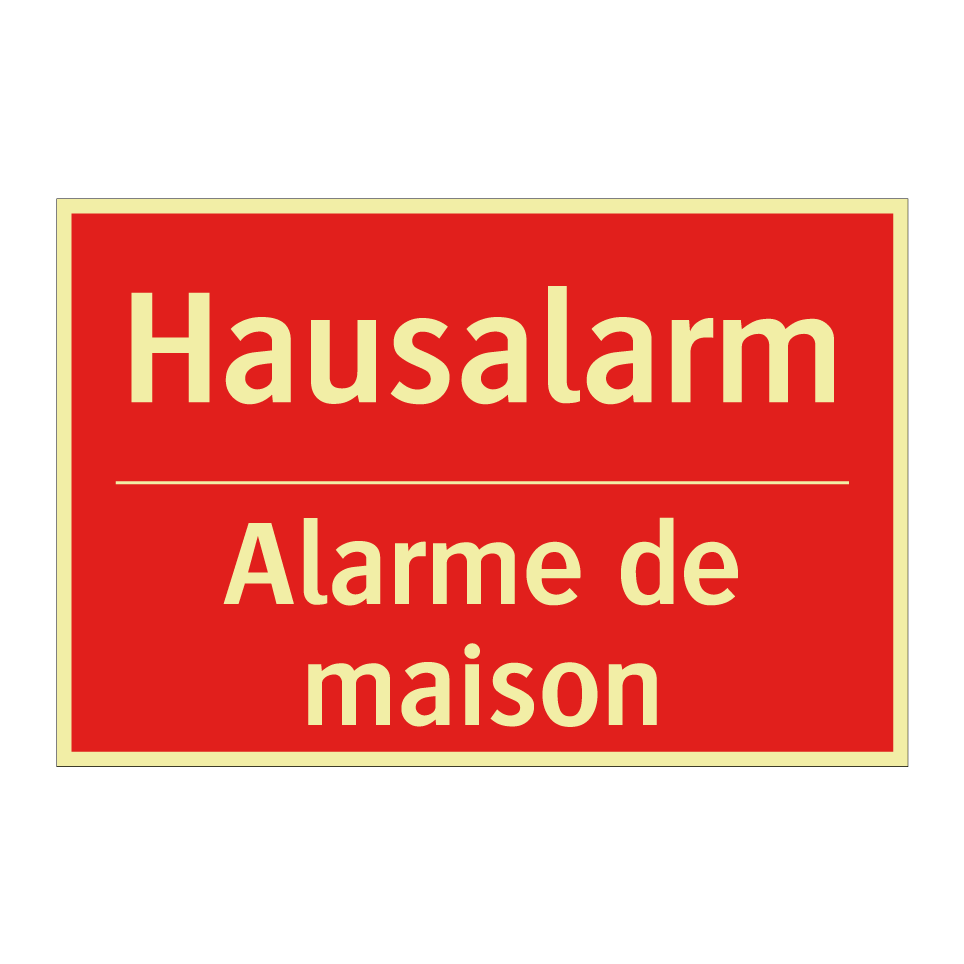 Hausalarm - Alarme de maison