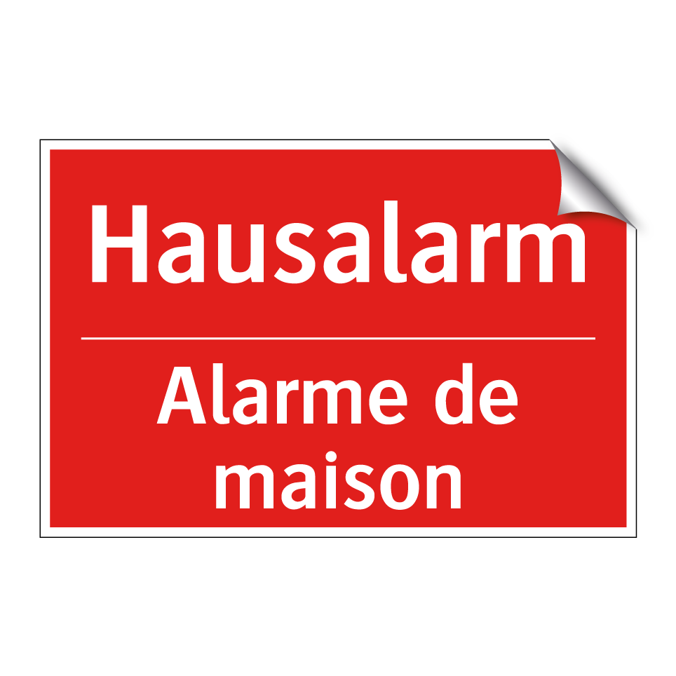 Hausalarm - Alarme de maison