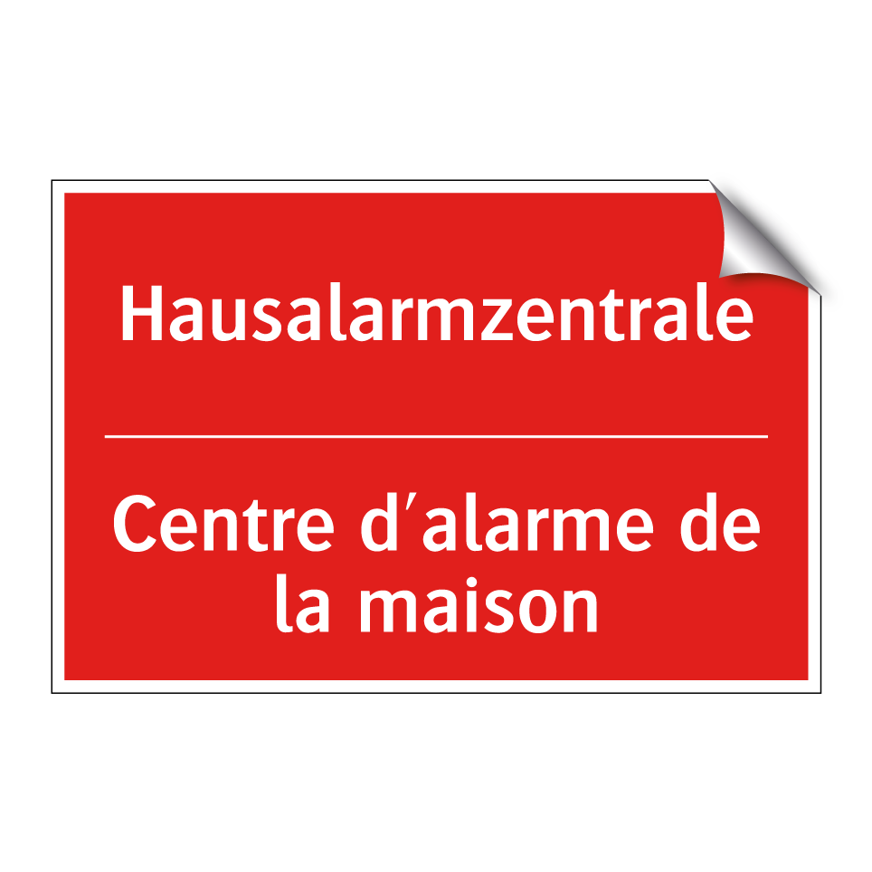 Hausalarmzentrale - Centre d'alarme de la maison