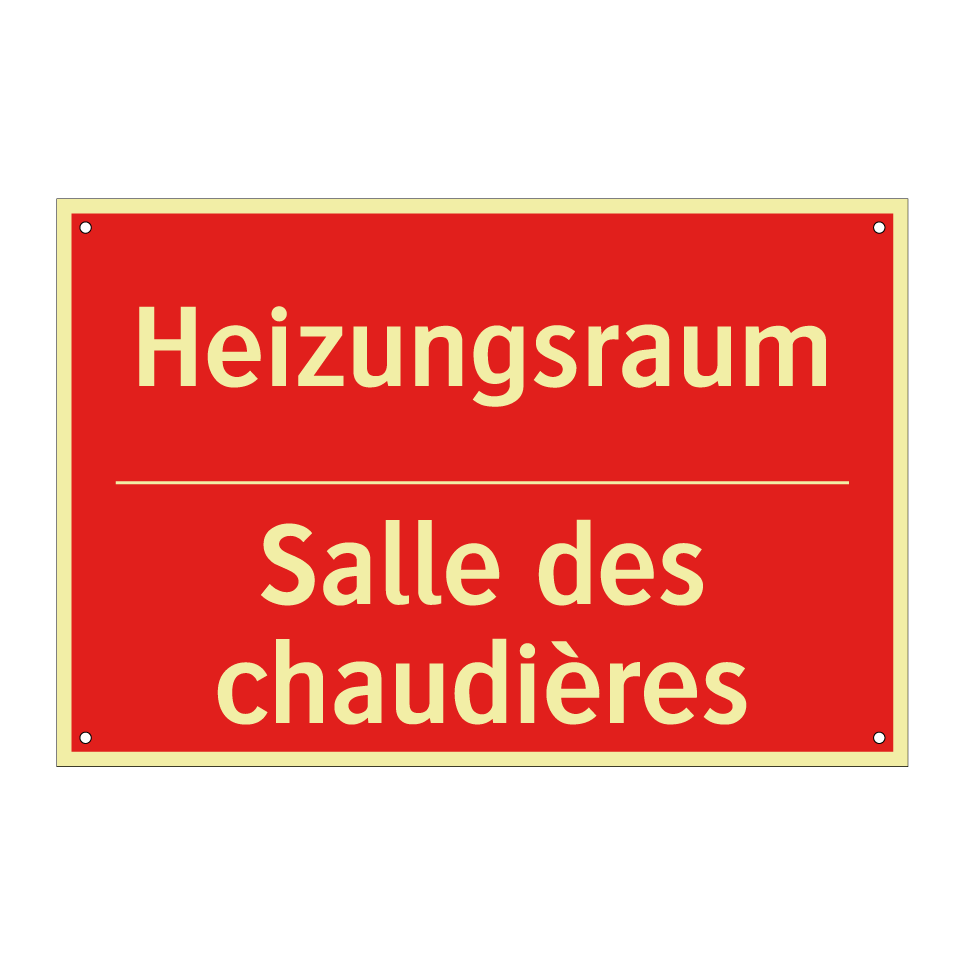 Heizungsraum - Salle des chaudières