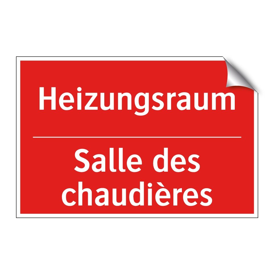 Heizungsraum - Salle des chaudières